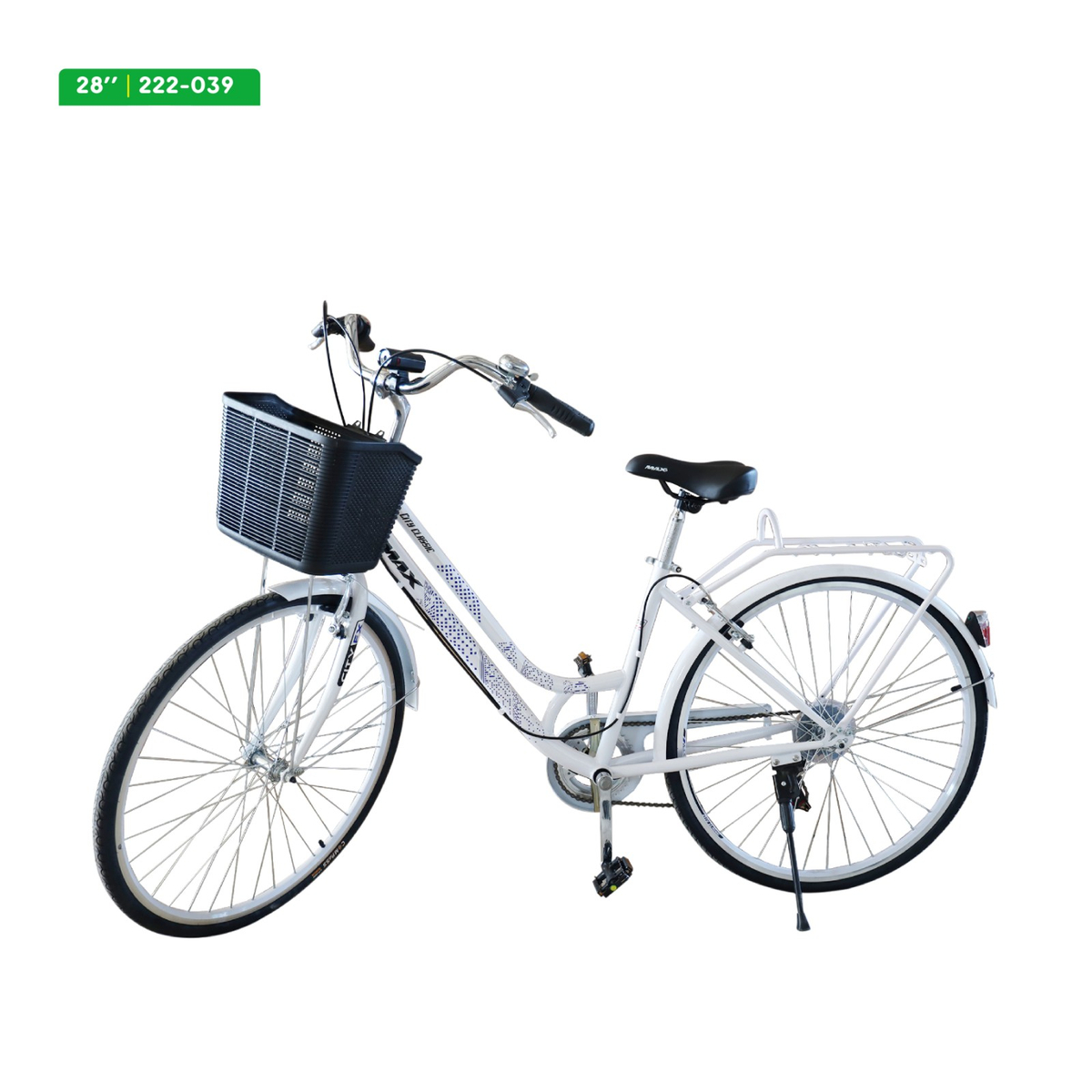 BICIKLETE MAX BIKE 8.0 28" 21SPEED CITY CLASSIC WHITE