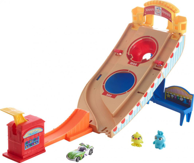 Lodër Hot Wheels Toy Story 4 Buzz LightYear Carnival Rescue (GCP24)