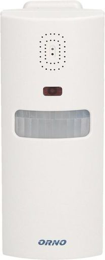 Alarm sigurie Orno, me sirenë dhe telekomandë, 30m, 100dB, i bardhë