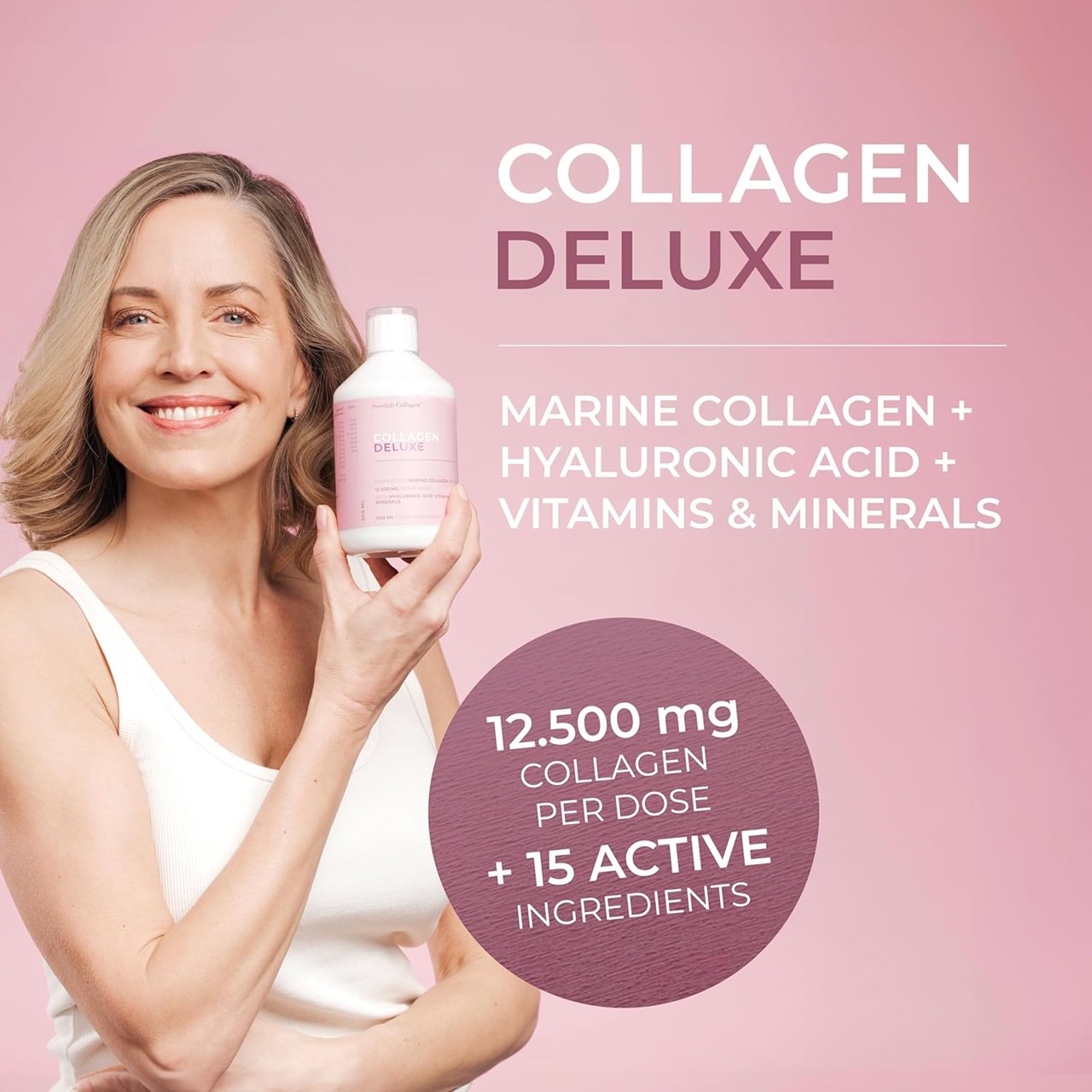 Kolagjen Swedish Collagen Deluxe, 500ml