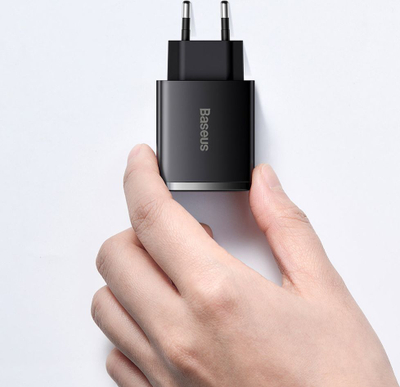 Karikues Baseus CCXJ-E02 2x USB-A 1x USB-C 3 A, i bardhë