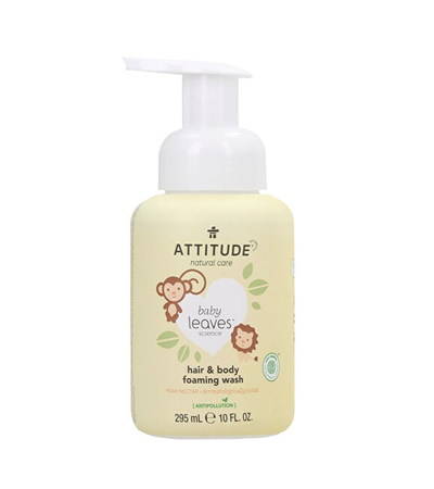 Larës për trup dhe flokë Attitude Baby Leaves, 295 ml
