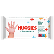 Faculeta të lagura Huggies® All Over Clean, 56 copë Faculeta të lagura Huggies® All Over Clean, 56 copë