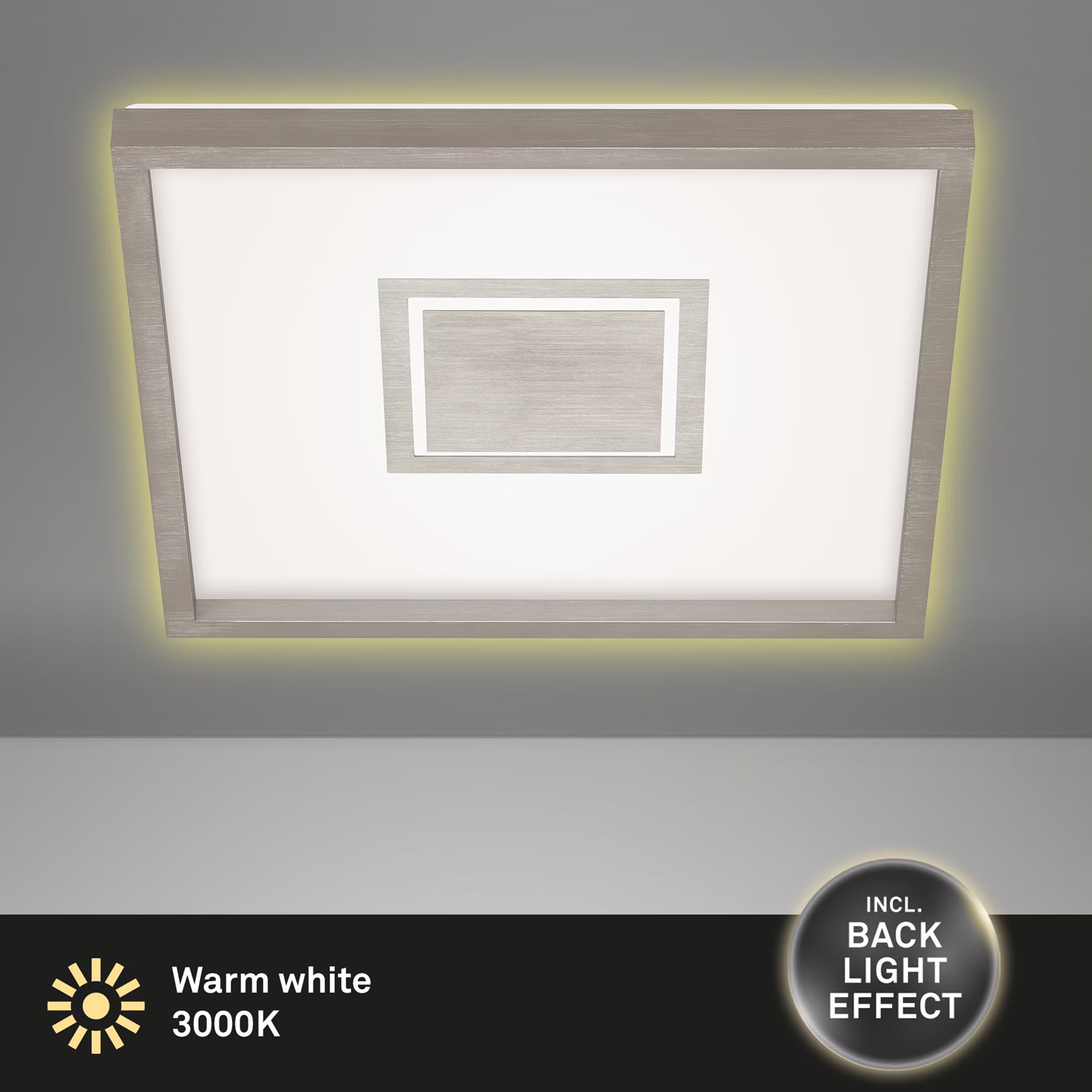 Ndriçues Briloner LED 42,3cm, 22 W, 3000lm, ari