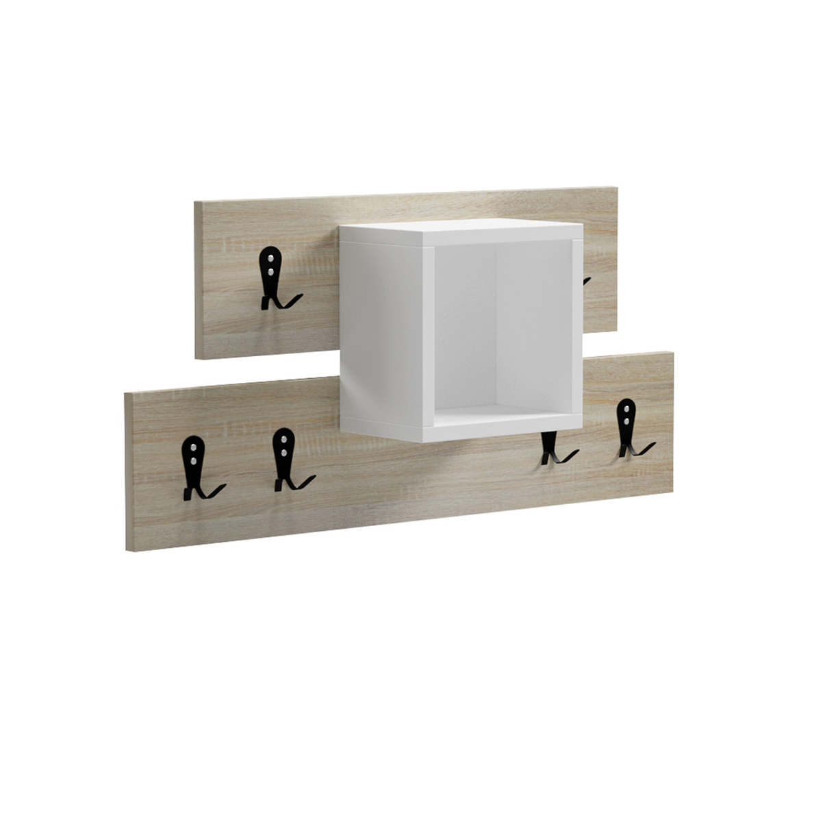 Varëse paradhome me raft Slot 69x12x32Hcm (HM18077.01), bardhë