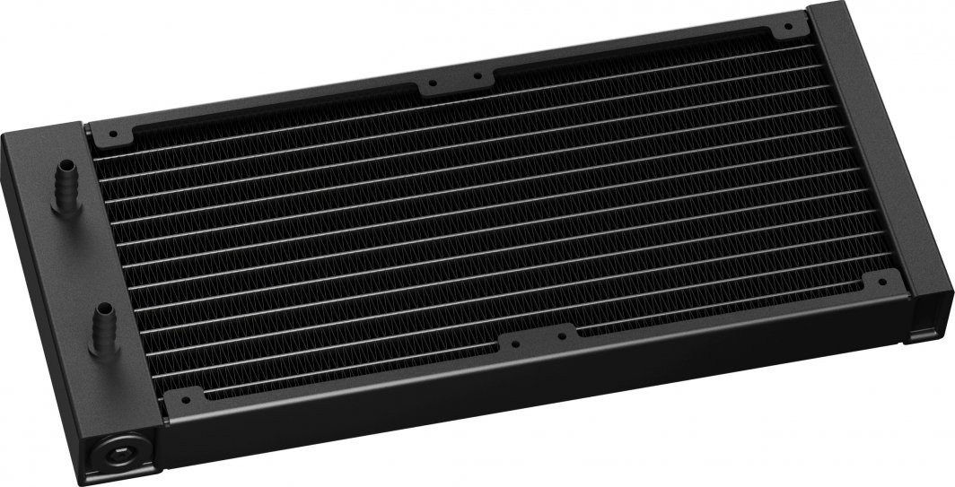 Ftohës me ujë DeepCool MYSTIQUE 240, 12 cm, 2.8" LCD, i zi
