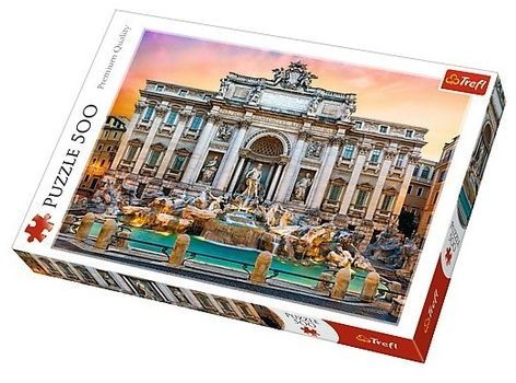Puzzle Trefl Fontanna di Trevi, 500 elemente