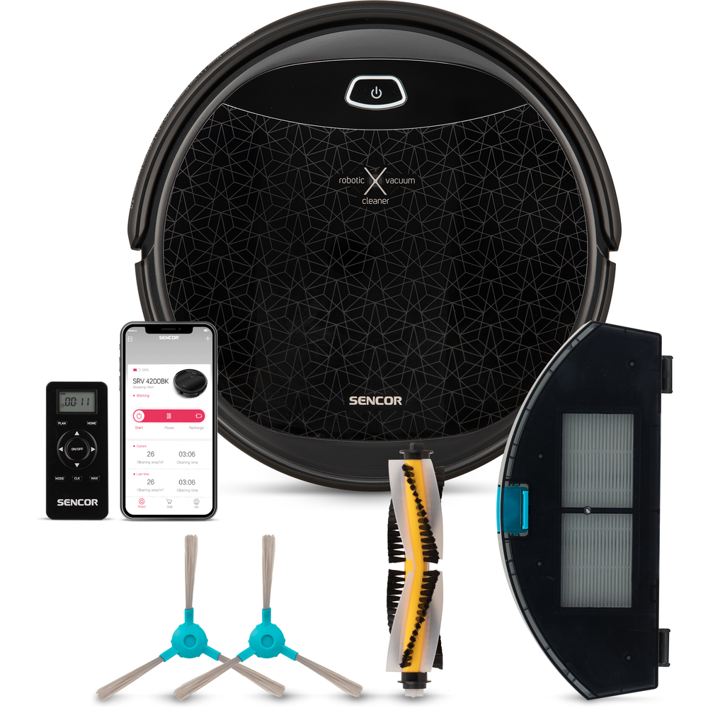 Fshesë robotike SENCOR SRV 4200BK, 25W, e zezë