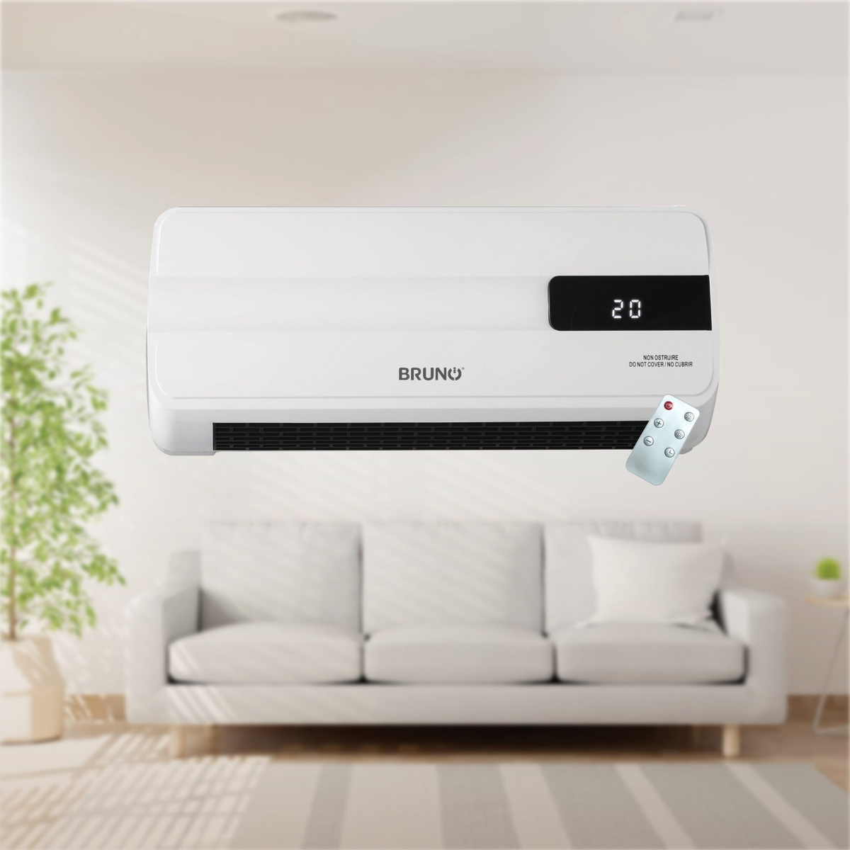 Bruno PTC-3020L QERAMIKE 2000WAT 1000W/2000W LED DISPLAY
