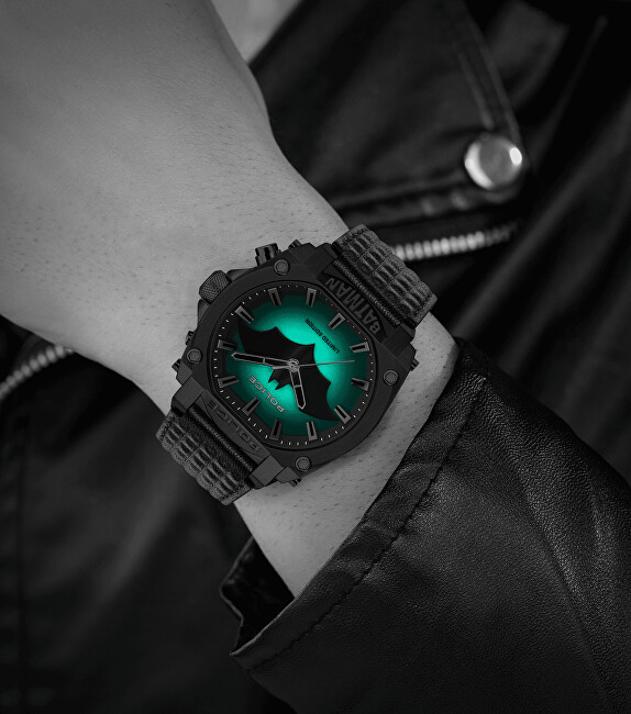 Orë dore për meshkuj Police Forever Batman Limited Edition, e zezë