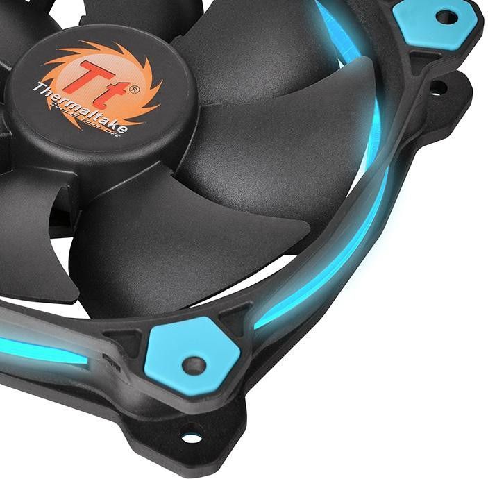 Ftohës Thermaltake Riing LED, 120 mm, i kaltër