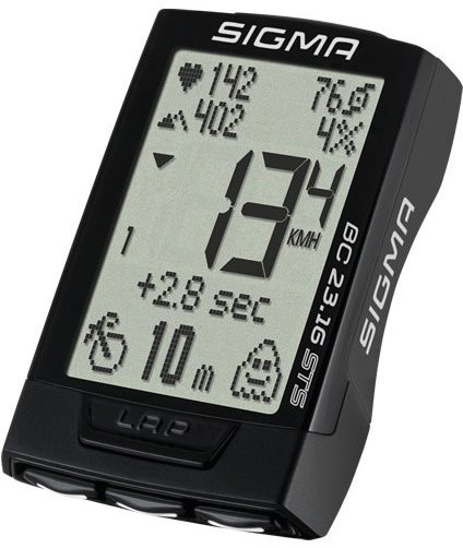 Cyclocomputer Sigma Pure GPS Smart NFC, e zezë
