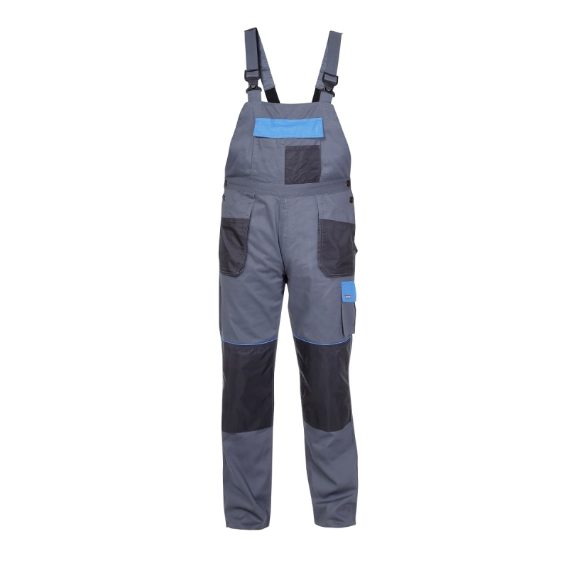Lahti Pro Dungarees, Grey-Blue, Size 50