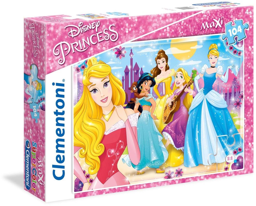 Set puzzle Clementoni Princess, 104 elemente