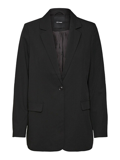 Sako VERO MODA VMZELDA Loose Fit, e zezë