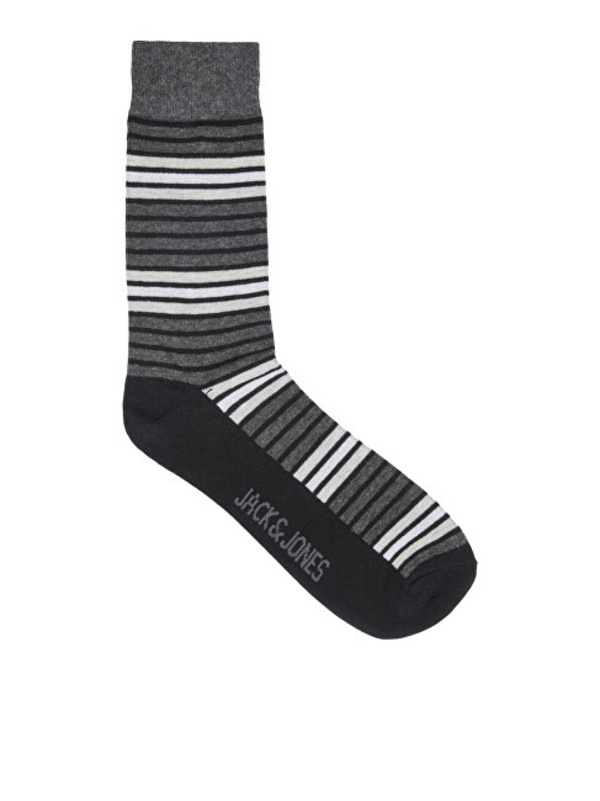 Set çorape Jack&Jones JACBLACKTONES, kaltër/hirtë/zezë, 5 palë