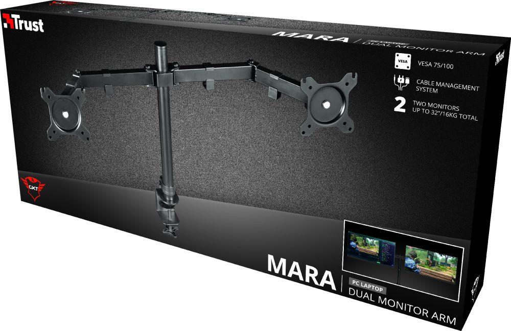 Mbajtëse Trust Desk: GXT 1120, për 2 monitorë deri në 32"