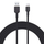 Kabllo Aukey, USB-A / USB C, 1 m, e zezë