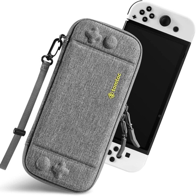 Çantë tomtoc për Nintendo Switch OLED, hiri