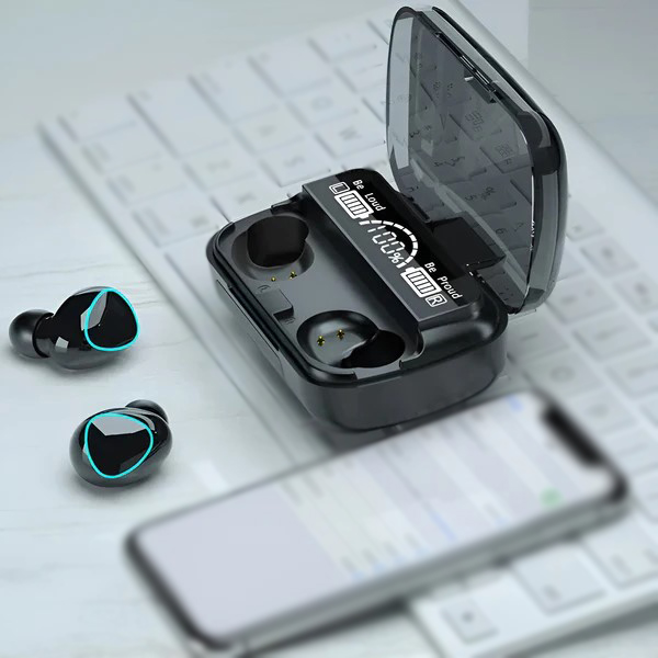 Kufje sportive DAMIX M10, me bluetooth 5.3, të zeza