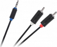 Kabllo Cabletech Jack 3.5-2RCA, 1m, e zezë Kabllo Cabletech Jack 3.5-2RCA, 1m, e zezë