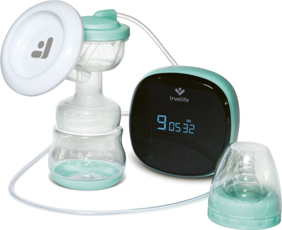 Pompë elektrike gjiri TrueLife Nutrio BP, transparente/e gjelbër