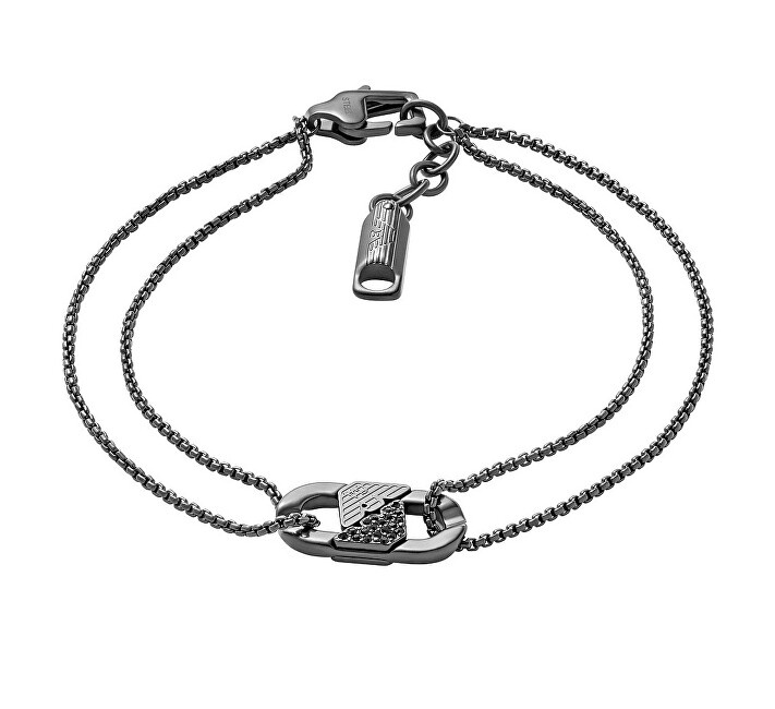 Byzylyk për meshkuj Emporio Armani EGS3173001, i zi
