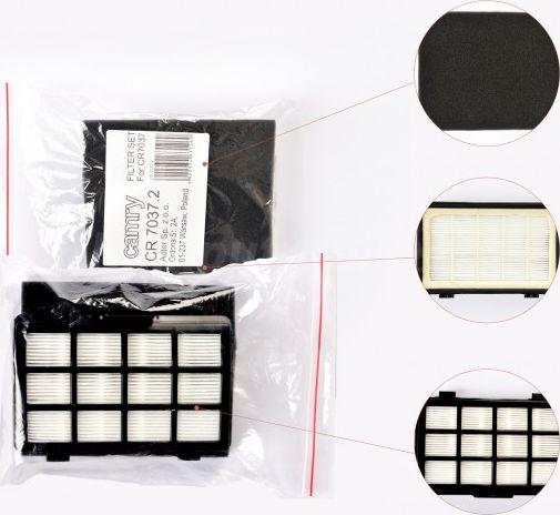 Filter për thithëse elektrike Camry Hepa për CR7037 , i zi