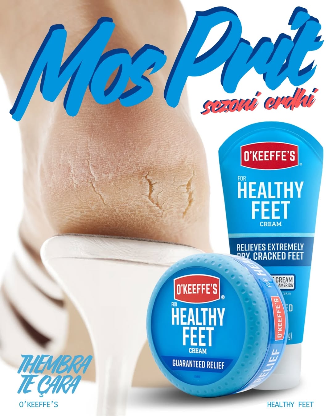Krem për këmbë O'KEEFFE'S Healthy Feet, Pomadë 91g