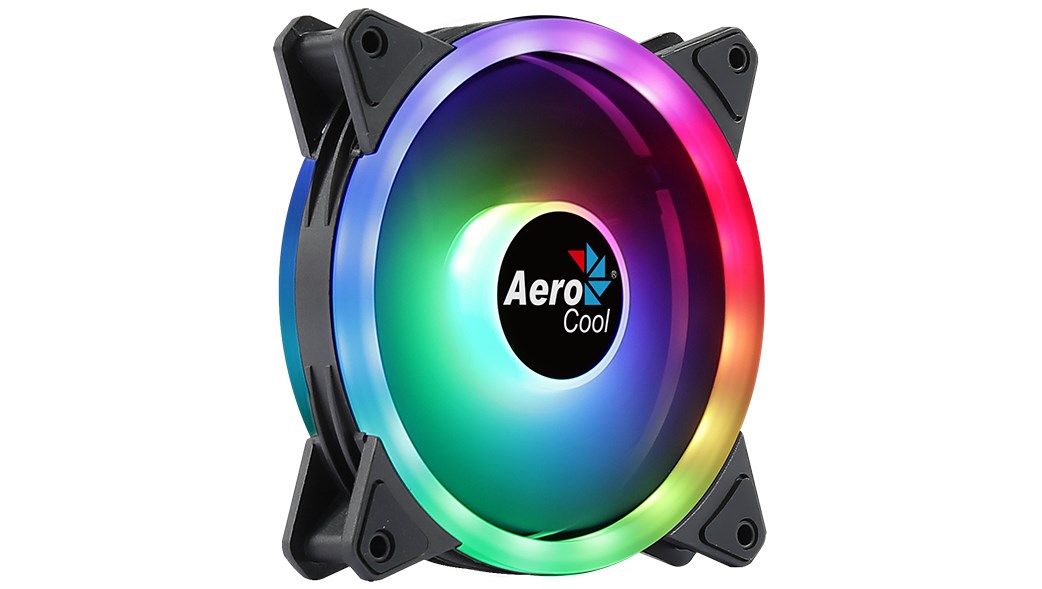 Ftohës Aerocool Duo 12 ARGB, 12 cm, i zi