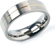 Unazë Boccia Titanium 0101-21, e argjendtë