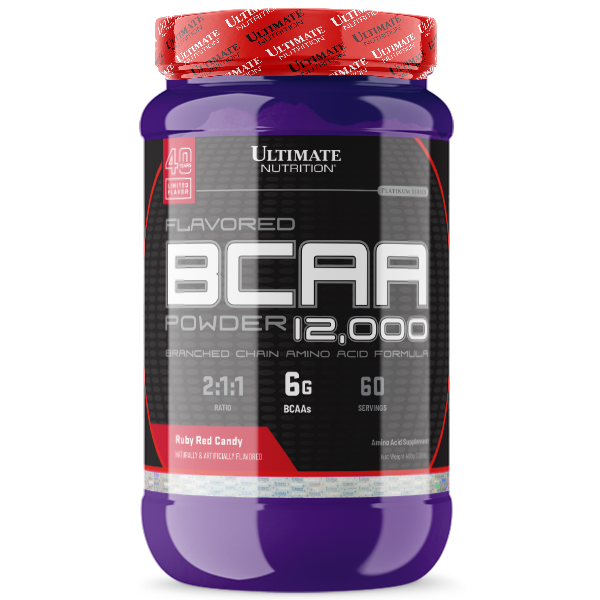 Aminoacide Ultimate Nutrition BCAA Powder, 12000 60 serv, 457g, Red Candy