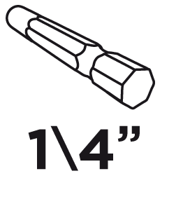 Fole magnetike për kaçavida Graphite 57H992, 1/4", 65x8mm