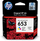 Ngjyrë për printer HP 653, 5 ml, e kaltër / vjollcë /  e verdhë