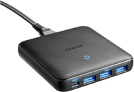 Karikues Anker PowerPort Atom III slim, USB-C dhe 3x USB-A, 65W, i zi