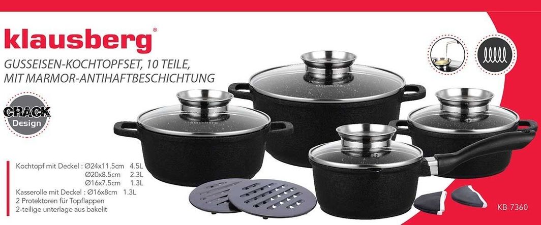 Set tenxhere Klausberg (KB-7360), 12 pjesë