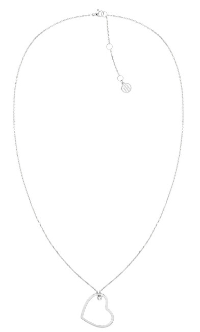 Tommy Hilfiger Minimal Heart Ѓердан од Нерѓосувачки Челик