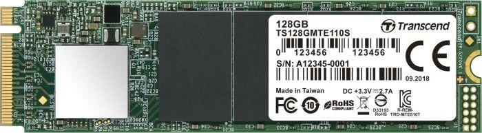 Disk SSD Transcend 110S, 128GB, M.2 2280 PCI-E x4 Gen3 NVMe