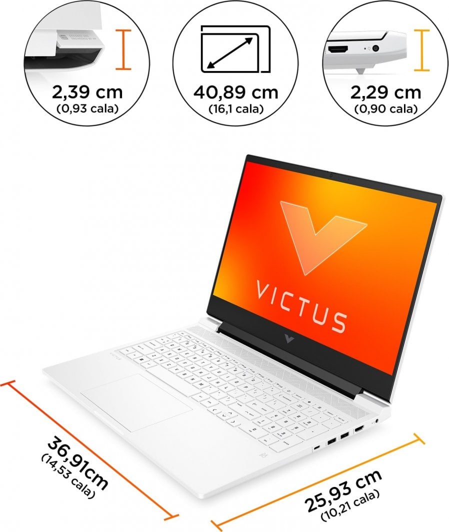 Laptop HP Victus 16, 16" 144 Hz, AMD Ryzen 5 7640HS, 16 GB RAM, 512 GB SSD, Nvidia GeForce RTX 4050, i kaltër