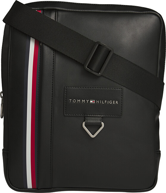 Çantë krahu Tommy Hilfiger Metropolitan Reporter AM0AM06266BDS, e zezë