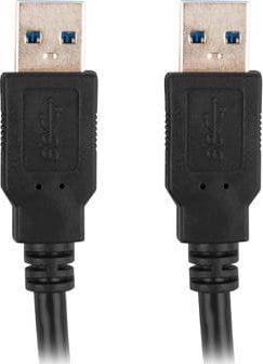 Lanberg USB-A до USB-A Кабел, 1.8 m, USB 3.0, Црн