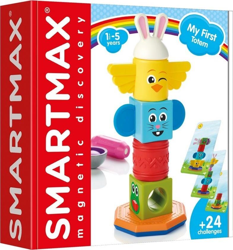 Lodër Iuvi Smart Max My First Totem, 7 elemente, shumëngjyrëshe Lodër Iuvi Smart Max My First Totem, 7 elemente, shumëngjyrëshe