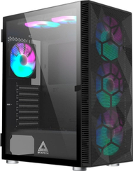 Kasë Montech X3 Mesh Mid Tower, RGB, Tempered Glass, e zezë Kasë Montech X3 Mesh Mid Tower, RGB, Tempered Glass, e zezë