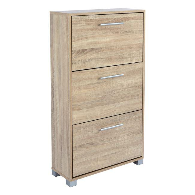 Dollap  këpucësh druri, 3 vende, 62×24×110 cm (HM2221.02)