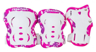Set mbrojtëse sportive Tempish, 3 copë, rozë, S