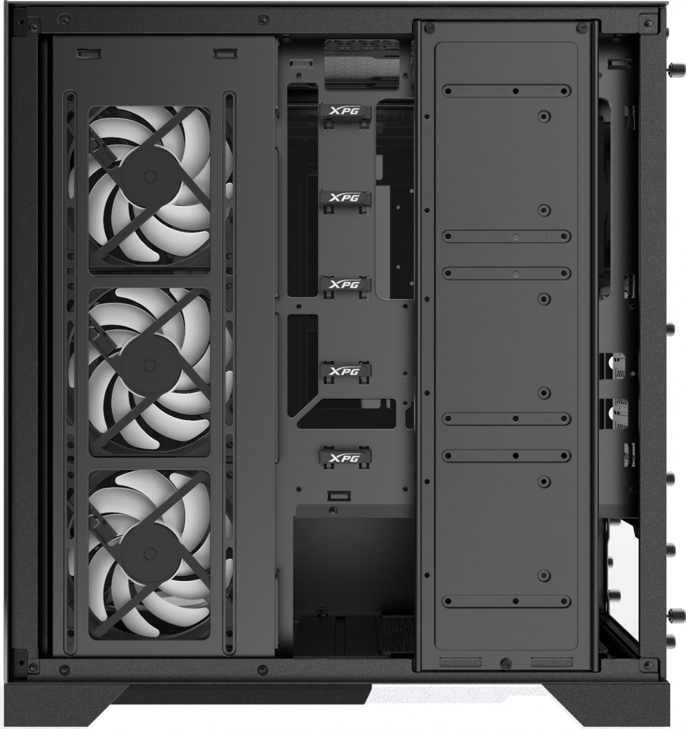 Kasë ADATA XPG Invader X RGB, e zezë, Midi Tower