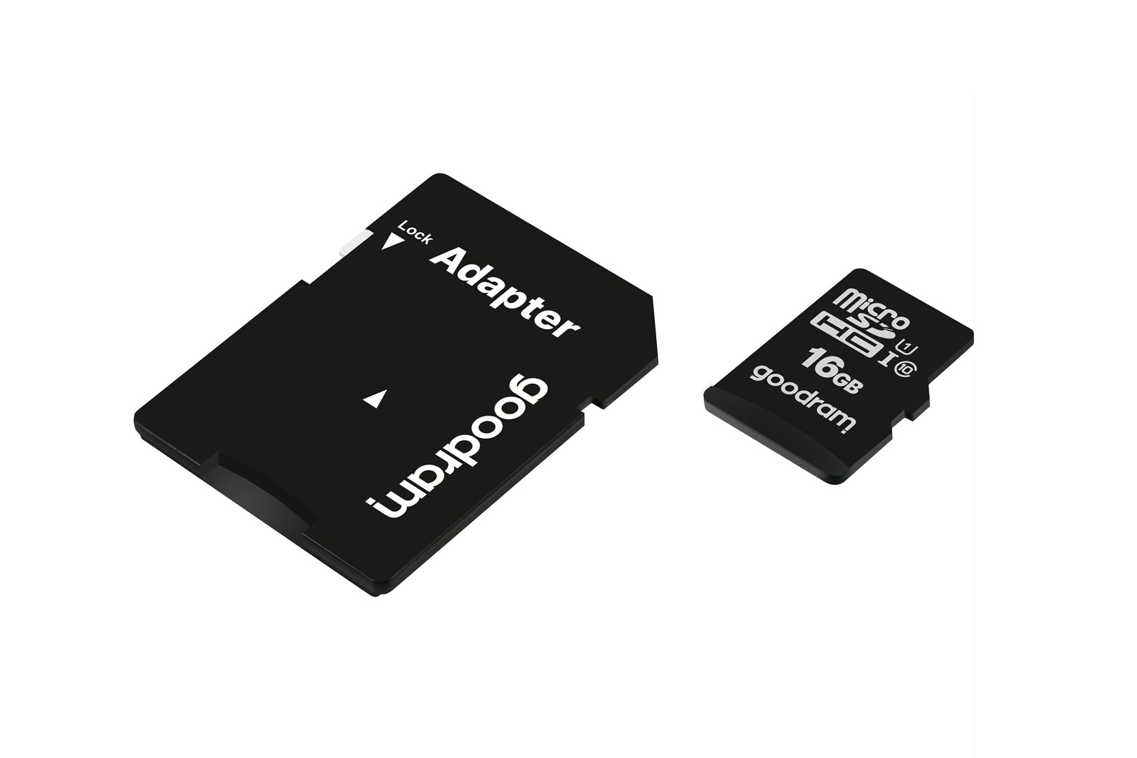 Kartë e memories GOODRAM M1AA-0160R12, MicroSDHC, 16 GB, Class 10 + përshtatës SD