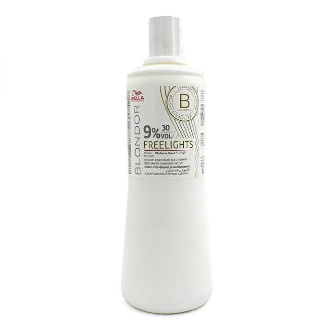 Krem zhvillues për ngjyrë flokësh Wella Professionals Oxidant Developer 9% 30 vol. Blondor, 1000 ml Krem zhvillues për ngjyrë flokësh Wella Professionals Oxidant Developer 9% 30 vol. Blondor, 1000 ml