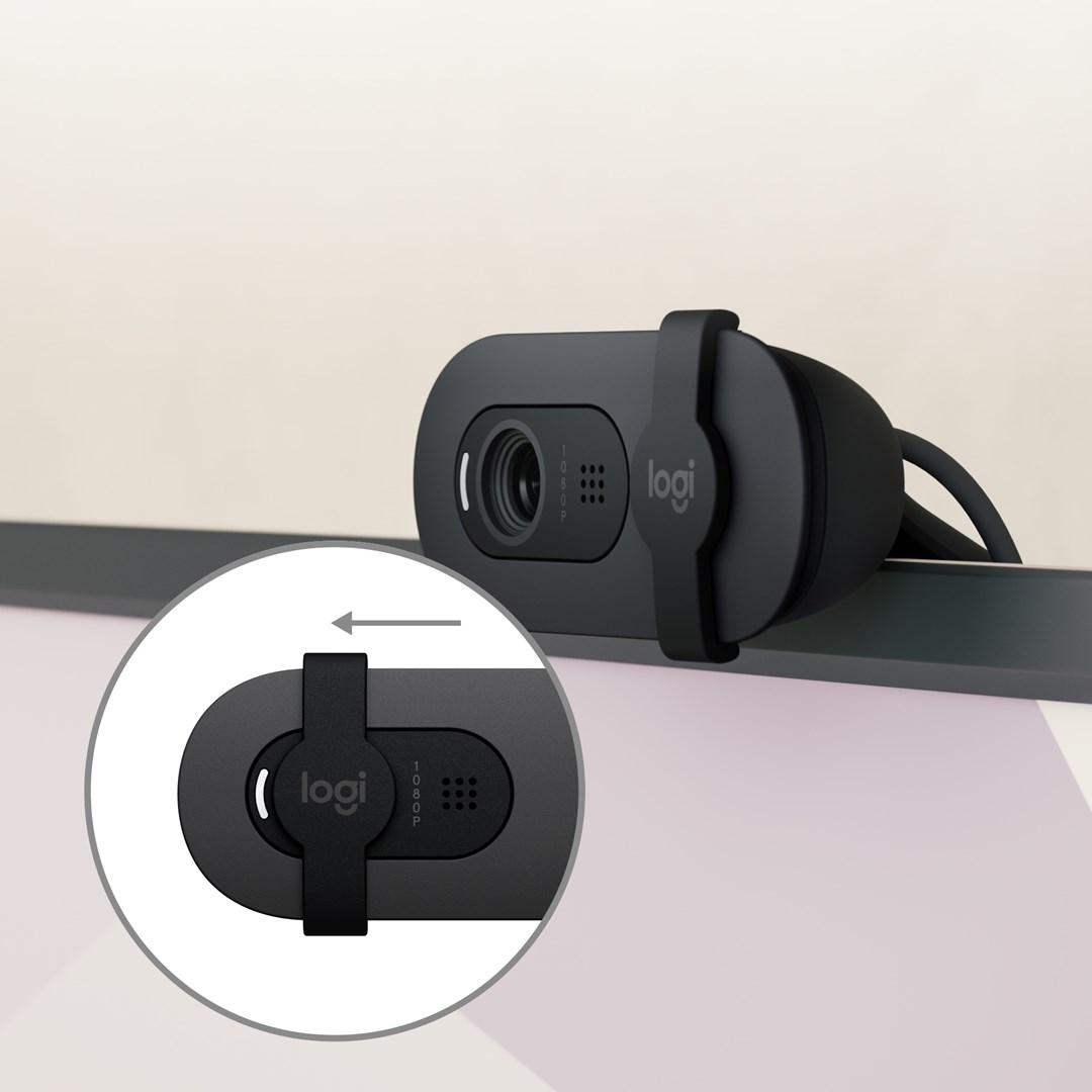 Web kamerë Logitech Brio 105 2 MP, e zezë