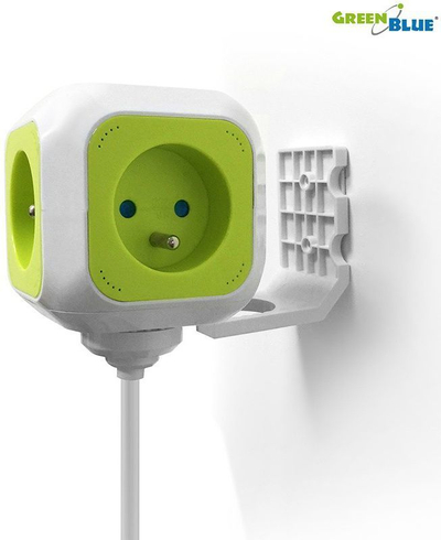 Prizë korrenti katërshe MagicCube, 2 hyrje në USB 1.4m GB118 (MCE118)